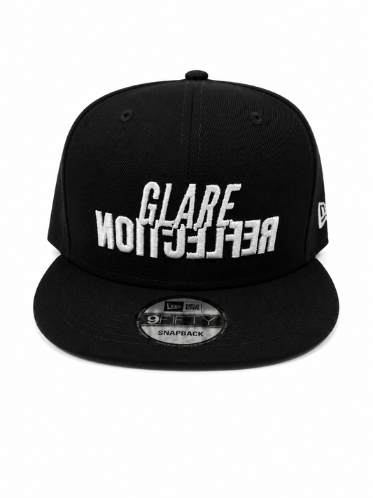 Black and White Firecracker Snapback